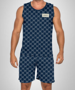 New 2025 -G Luxury Brand Premium Tanktop & Shorts Outfit For Men -Max012641