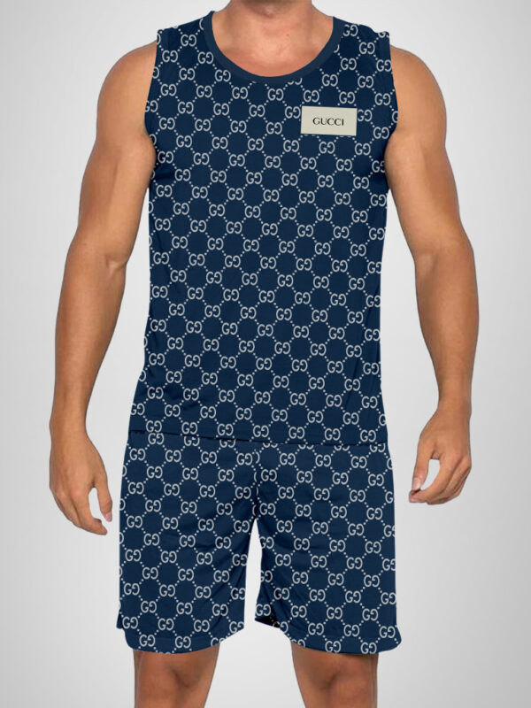 New 2025 -G Luxury Brand Premium Tanktop & Shorts Outfit For Men -Max012641