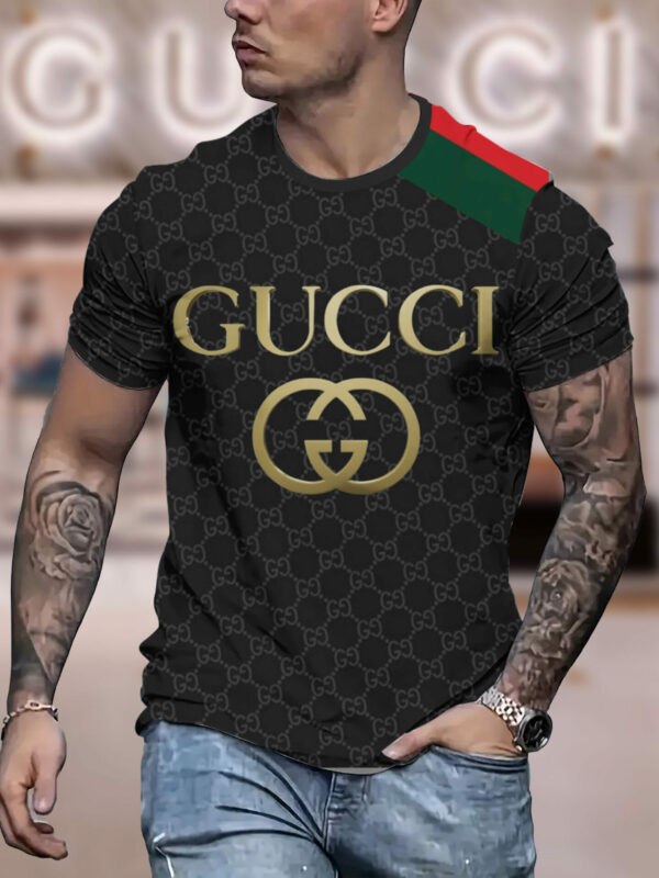 New 2025-  G  Luxury  Brand Premium T-Shirt Outfit For Men Women – Max011582