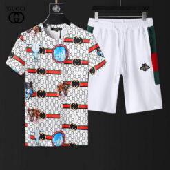 2024 – Set G Tracksuit T-shirt & Shorts –   – Max02836