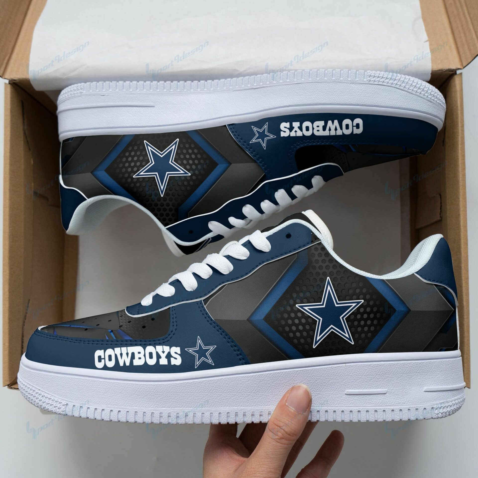 Dallas Cowboys Air Force 1 Shoes – Custom Sneaker – Max2407181945