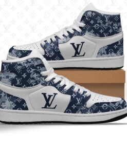 L.V High Air Jordan 1 Sneakers Shoes Hot 2023 Gifts Unisex -B9G-Max06603