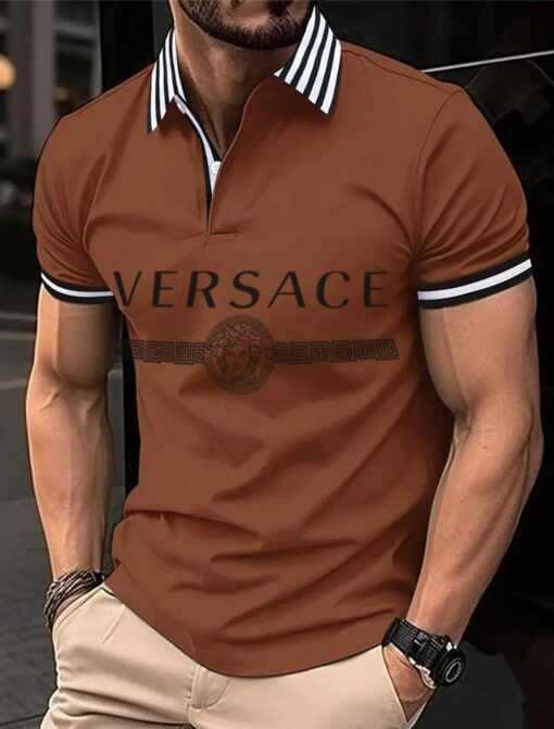 Limited Edition V**sace Polo Shirt For Men –  Max2407091575
