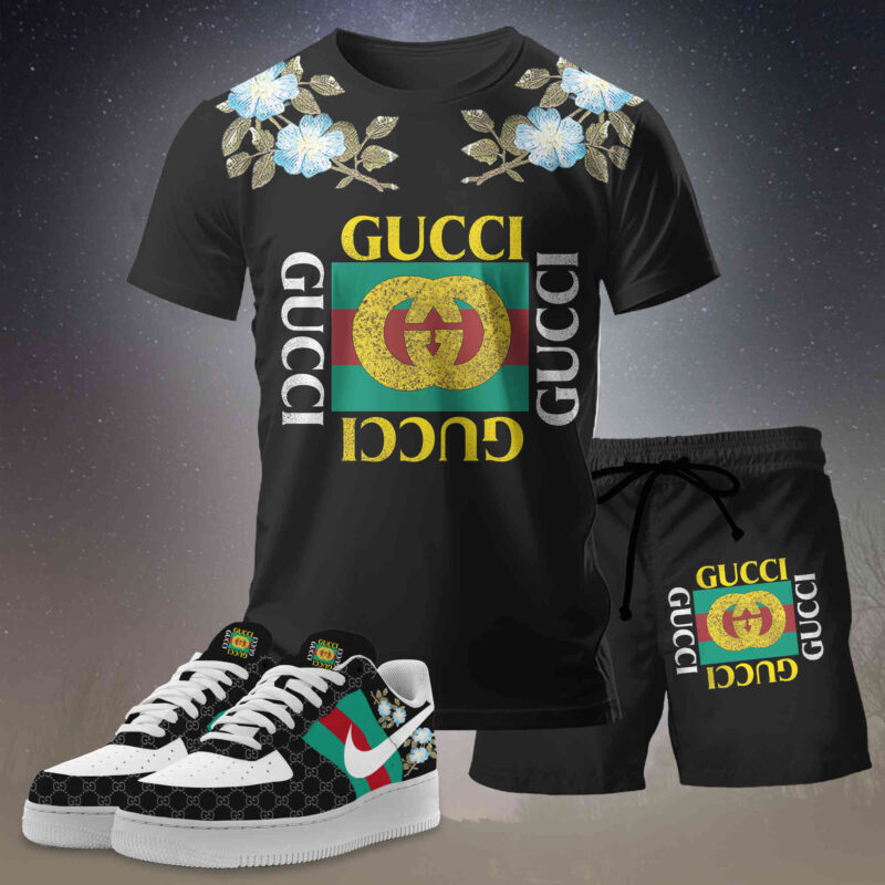New 2025 – Set G Tracksuit  Air Force 1 & T-shirt & Shorts – chic210411
