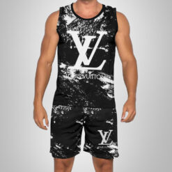 New 2025 – L Luxury Brand Premium Tanktop & Shorts Outfit For Men -Max012599