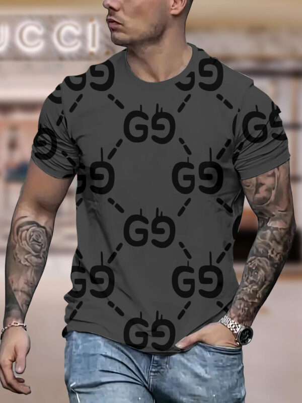 New 2025-  G  Luxury  Brand Premium T-Shirt Outfit For Men Women – Max012113