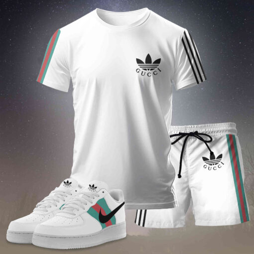 New 2025 – Set G Tracksuit  Air Force 1 & T-shirt & Shorts – chic210412