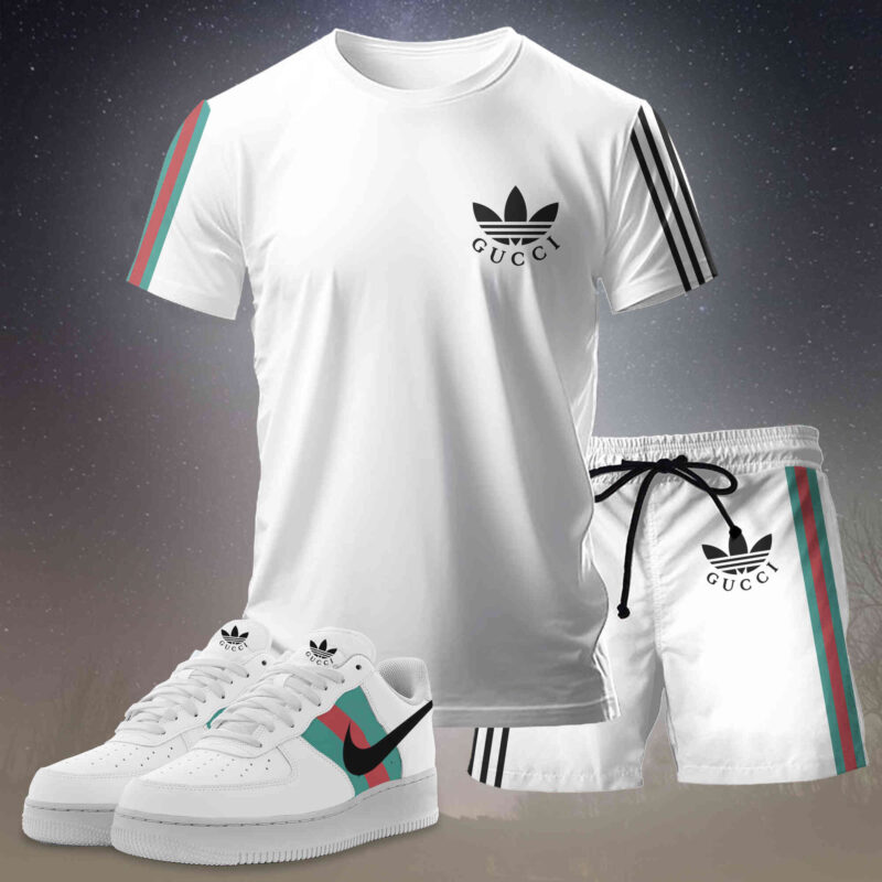 New 2025 – Set G Tracksuit  Air Force 1 & T-shirt & Shorts – chic210412