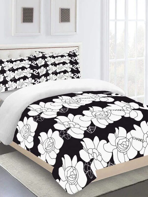 Chanel Premium Fashion Limited Luxury Brand Bedding Set Home Decor -Min00436