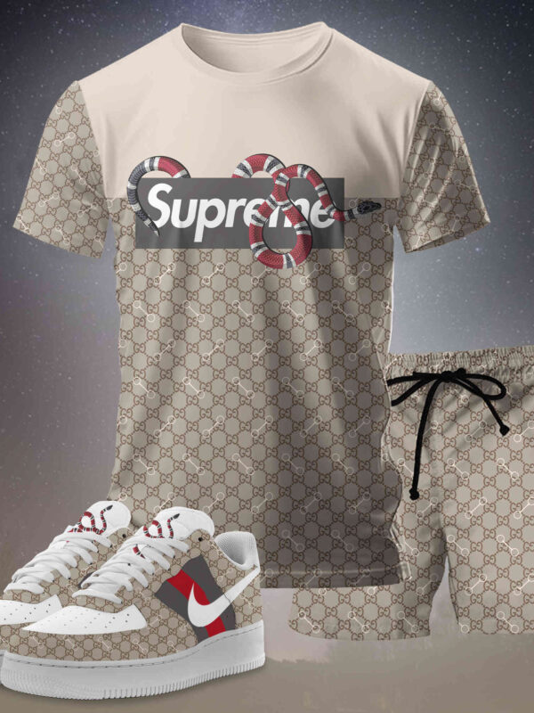 New 2025 – Set G Tracksuit  Air Force 1 & T-shirt & Shorts – chic210409