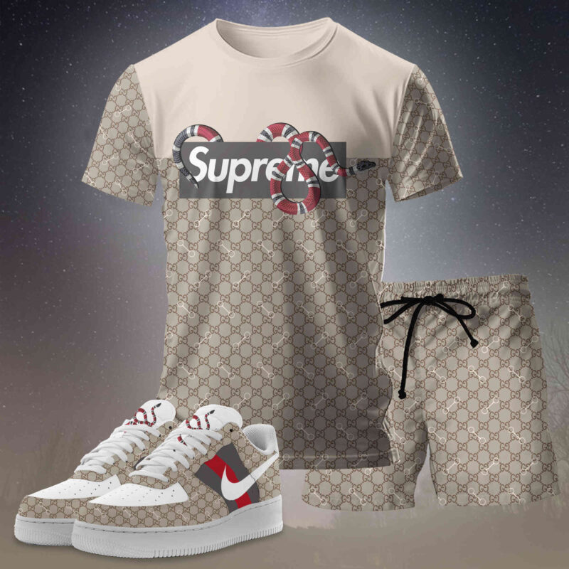 New 2025 – Set G Tracksuit  Air Force 1 & T-shirt & Shorts – chic210409