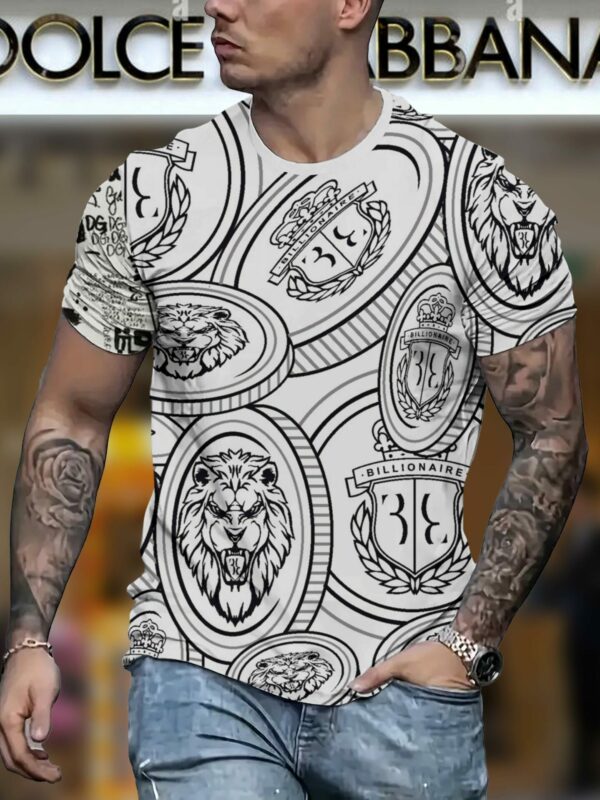 New 2025 – D Luxury Brand Premium T-Shirt Outfit For Men –  Max012454