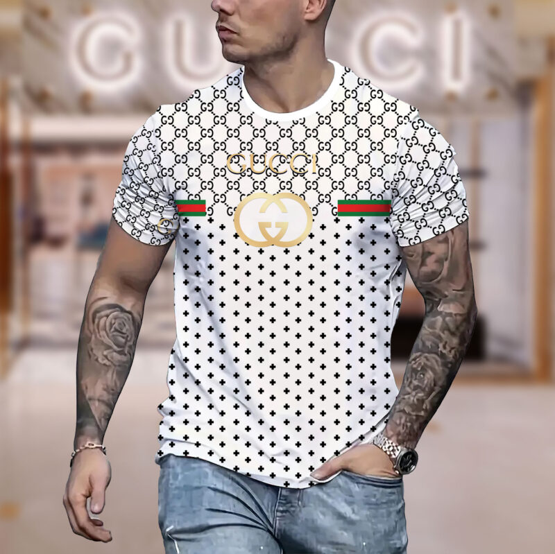 New 2025-  G  Luxury  Brand Premium T-Shirt Outfit For Men Women – Max012110