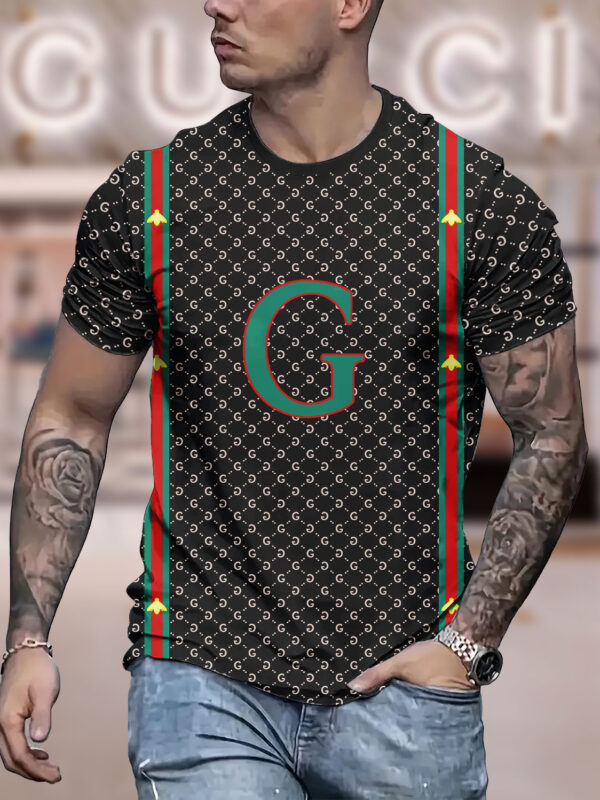 New 2025-  G  Luxury  Brand Premium T-Shirt Outfit For Men Women – Max012105