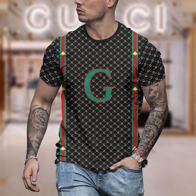 New 2025-  G  Luxury  Brand Premium T-Shirt Outfit For Men Women – Max012105