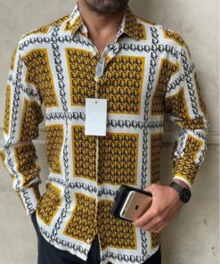 D Long Sleeve Shirt For Men – B9G-CCY-Max06429