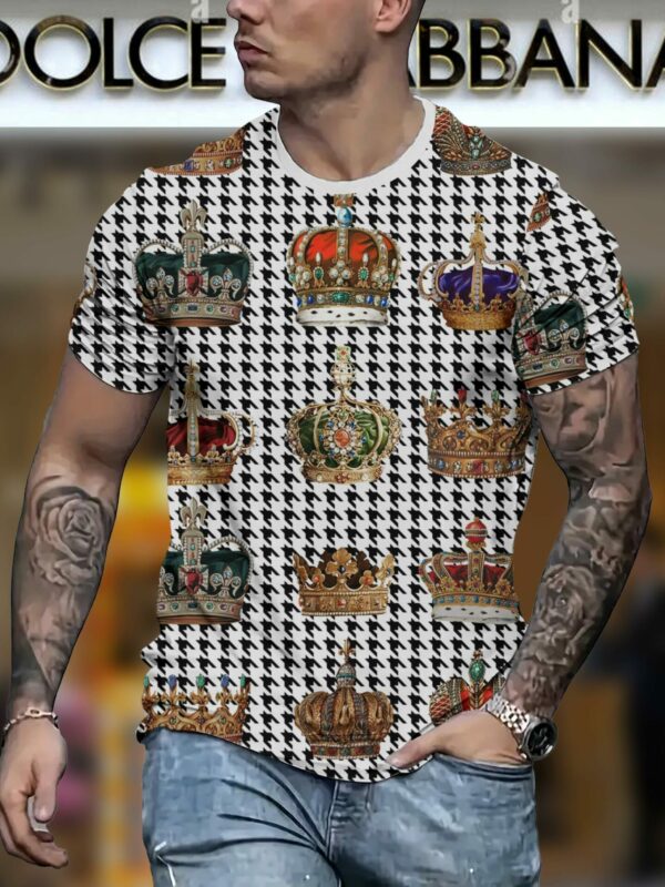 New 2025 – D Luxury Brand Premium T-Shirt Outfit For Men – Max012438