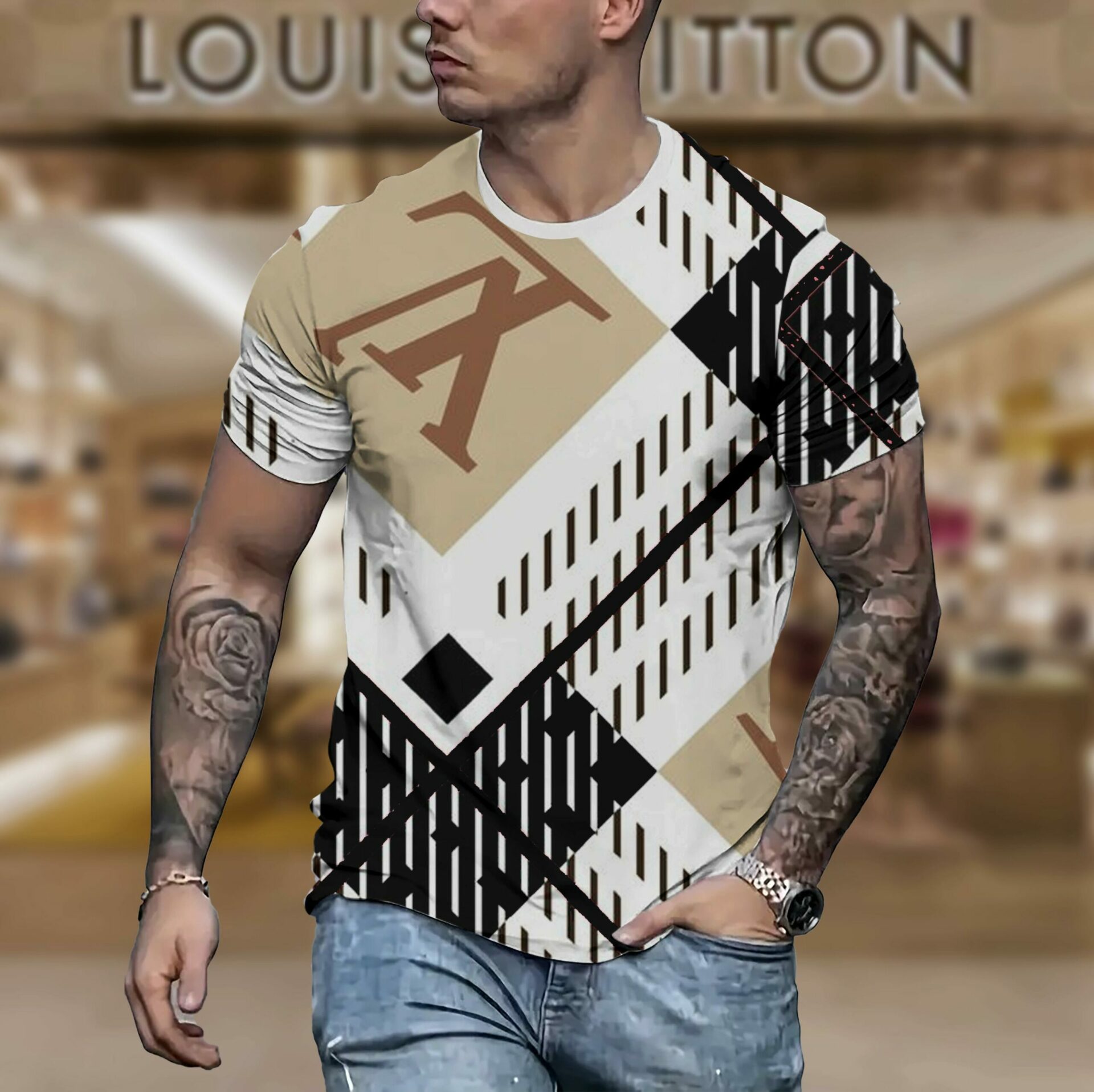 2025 – L  Luxury Brand Premium T-Shirt Outfit For Men Women -Max012224