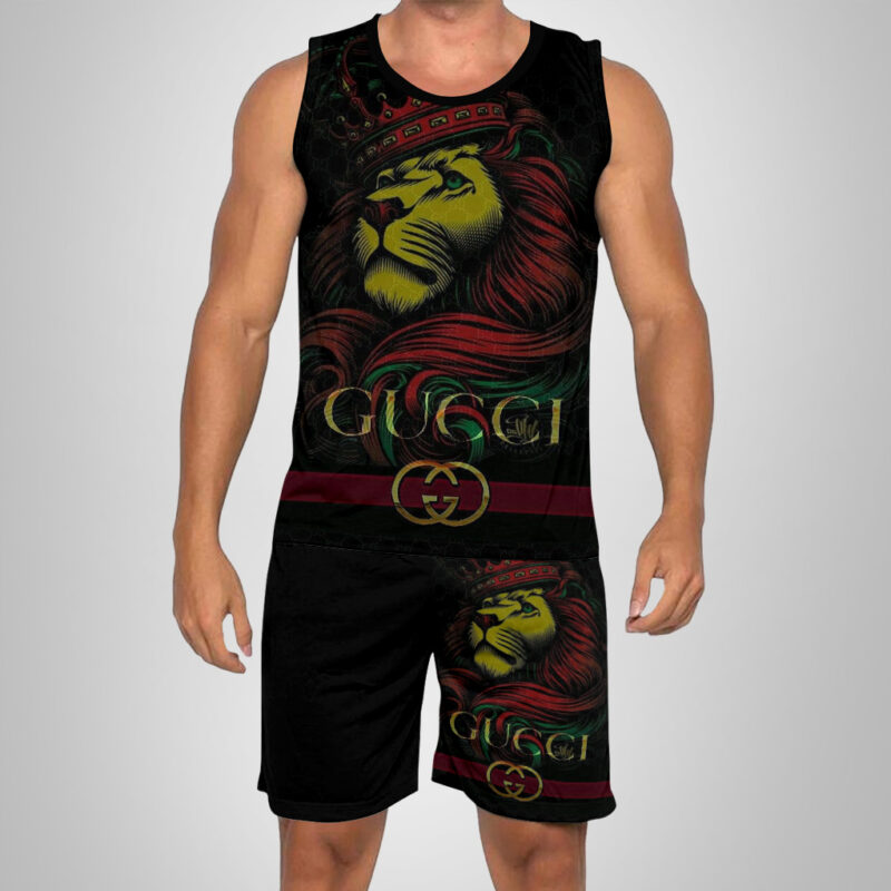 New 2025 -G Luxury Brand Premium Tanktop & Shorts Outfit For Men -Max012613