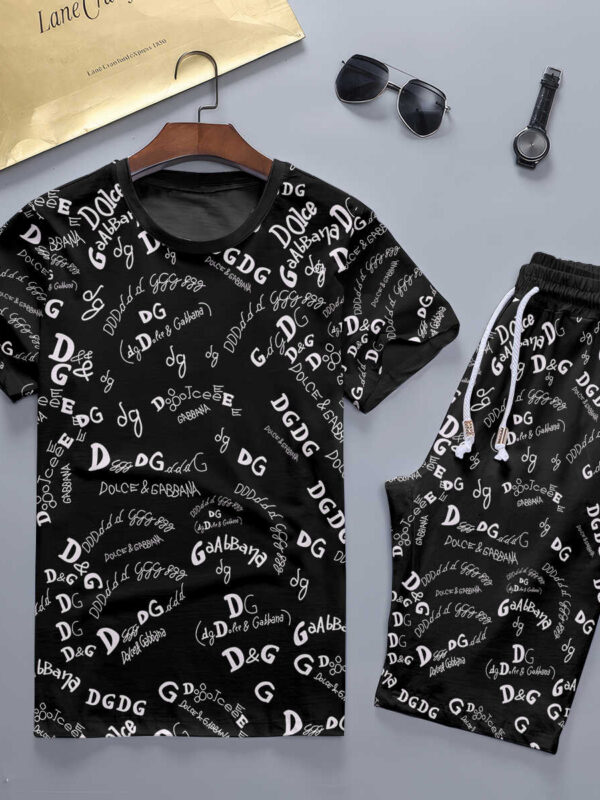 2025 – Set G Tracksuit T-shirt & Shorts –   – TU24052904
