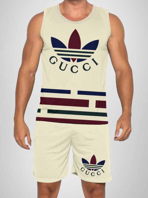 New 2025 -G Luxury Brand Premium Tanktop & Shorts Outfit For Men -Max012627