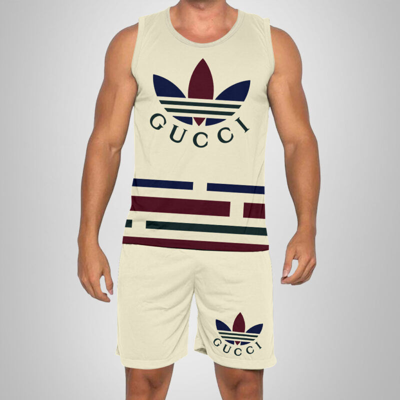 New 2025 -G Luxury Brand Premium Tanktop & Shorts Outfit For Men -Max012627