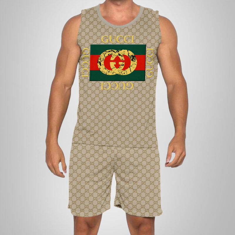 New 2025 -G Luxury Brand Premium Tanktop & Shorts Outfit For Men -Max012618