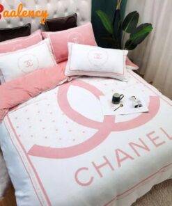 Chanel Premium Fashion Limited Luxury Brand Bedding Set Home Decor -Min00447