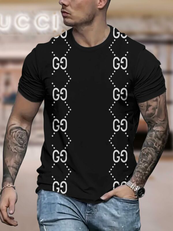 New 2025-  G  Luxury  Brand Premium T-Shirt Outfit For Men Women – Max012143