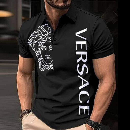 Limited Edition V**sace Polo Shirt For Men –  Max2407091558