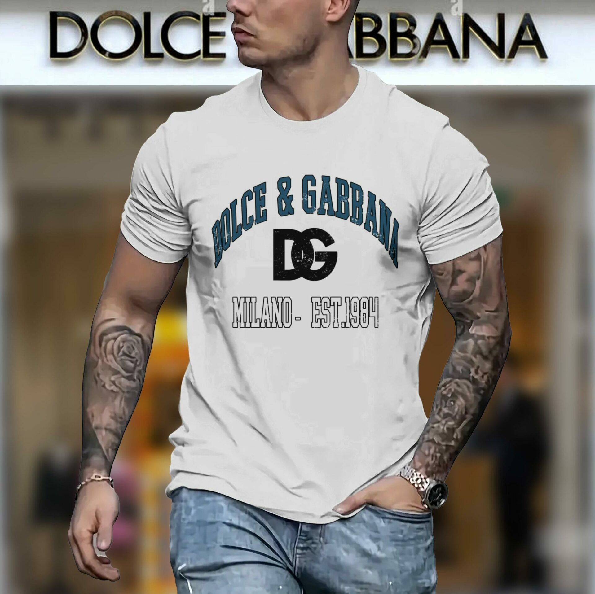 New 2025 – D Luxury Brand Premium T-Shirt Outfit For Men – Max012431