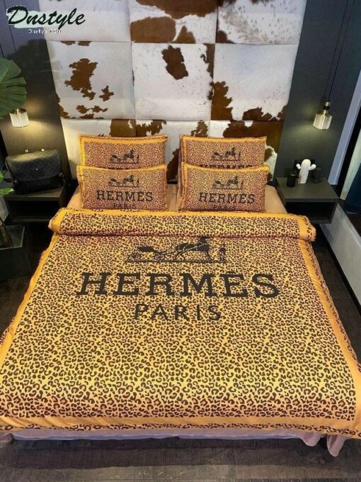 Hermes Limited Luxury Brand Bedding Set Home Decor – Max010140