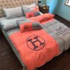 Hermes Limited Luxury Brand Bedding Set Home Decor – Max010094