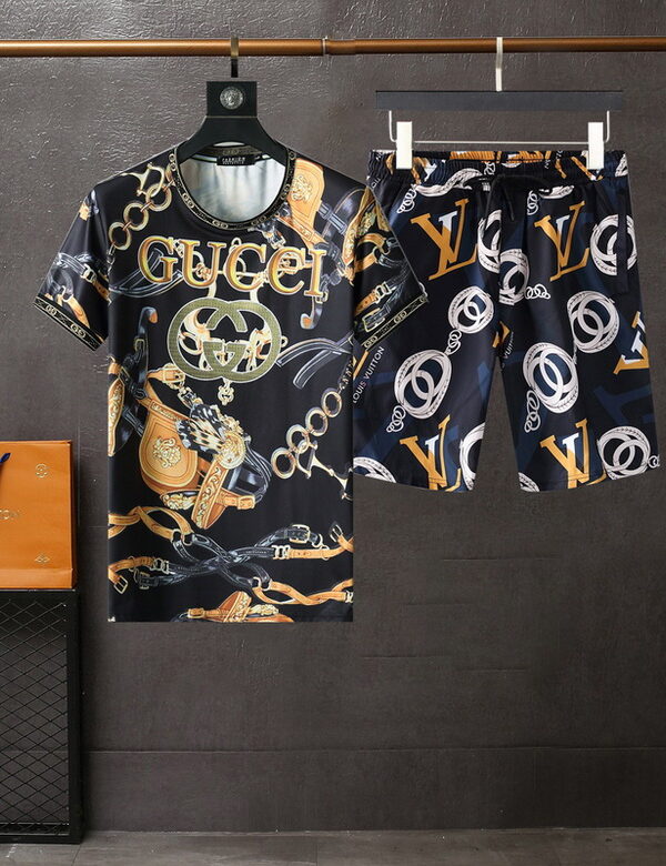 2024 – Set G Tracksuit T-shirt & Shorts –   – Max02807