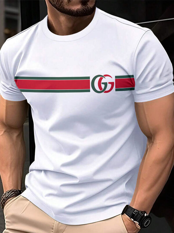 New 2025-  G  Luxury  Brand Premium T-Shirt Outfit For Men Women -CHIC140903