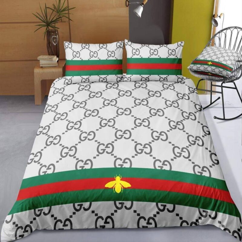 G  Premium Fashion Limited Luxury Brand Bedding Set Home Decor – Min00331