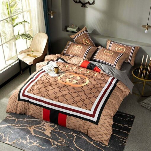 G  Premium Fashion Limited Luxury Brand Bedding Set Home Decor – Min00363