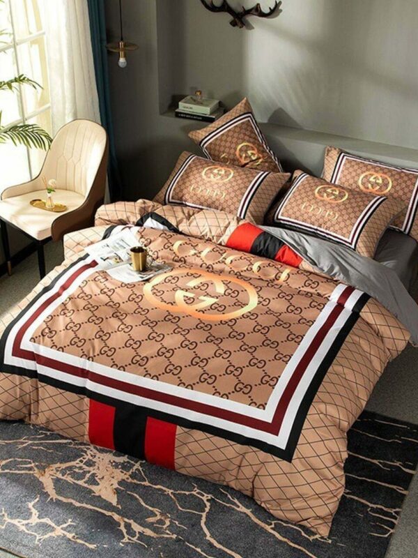G  Premium Fashion Limited Luxury Brand Bedding Set Home Decor – Min00363