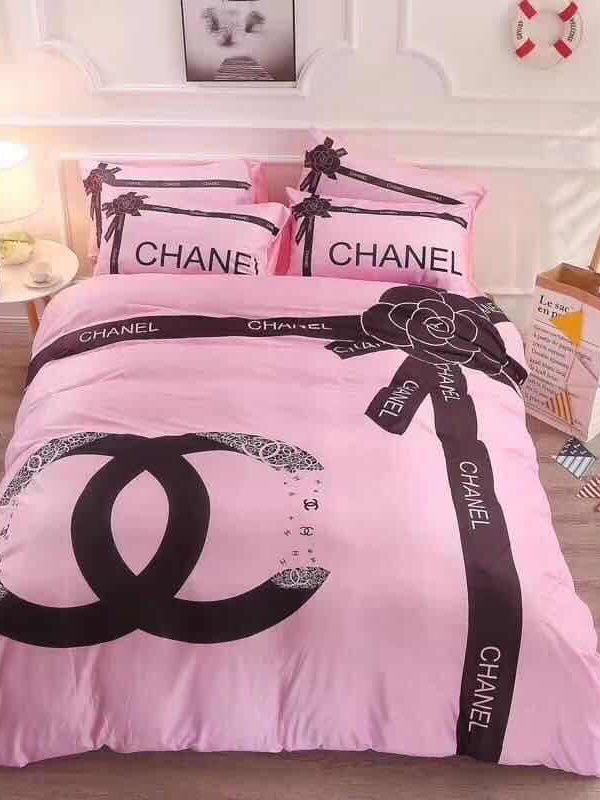 Chanel Premium Fashion Limited Luxury Brand Bedding Set Home Decor -Min00474