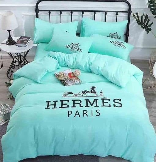Hermes Limited Luxury Brand Bedding Set Home Decor – Max010067