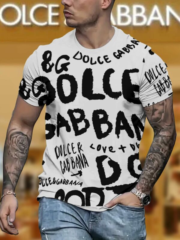 New 2025 – D Luxury Brand Premium T-Shirt Outfit For Men – Max012490