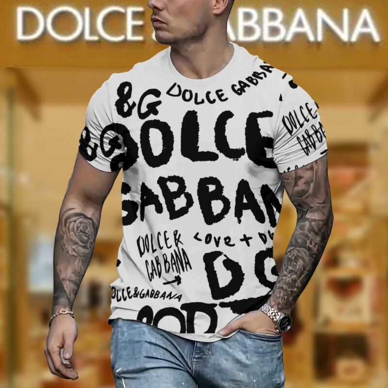 New 2025 – D Luxury Brand Premium T-Shirt Outfit For Men – Max012490