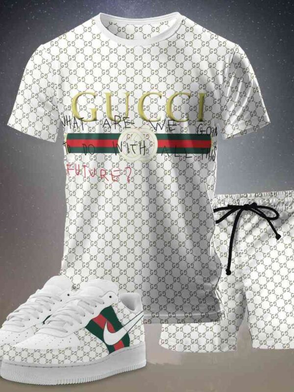 New 2025 – Set G Tracksuit  Air Force 1 & T-shirt & Shorts – chic210406