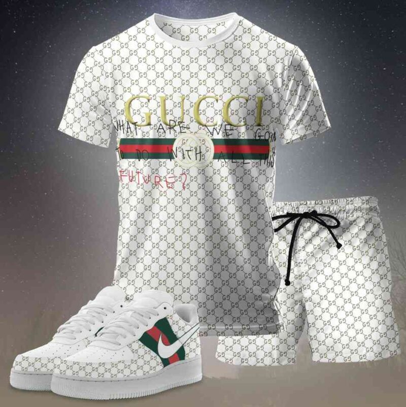 New 2025 – Set G Tracksuit  Air Force 1 & T-shirt & Shorts – chic210406