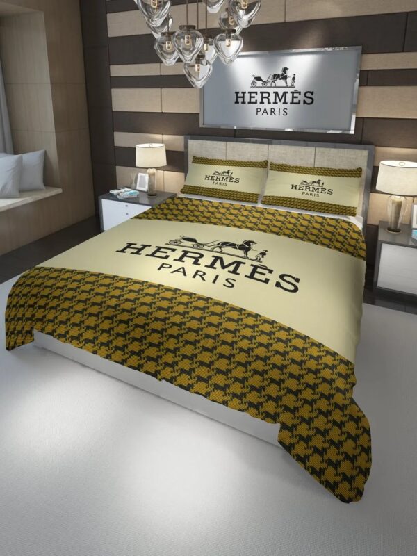 Hermes Limited Luxury Brand Bedding Set Home Decor –  Max010111