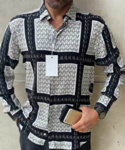 D Long Sleeve Shirt For Men – B9G-CCY-Max06428