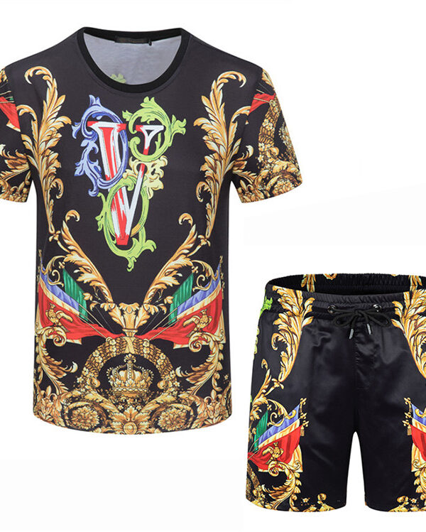 2024 – Set V Tracksuit T-shirt & Shorts –  Max01076