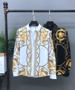 (Black & White)Limited Editions Perfect Long Sleeve Shirt Max-00330