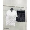 2024 – Set L  Tracksuit T-shirt & Shorts – Max08394