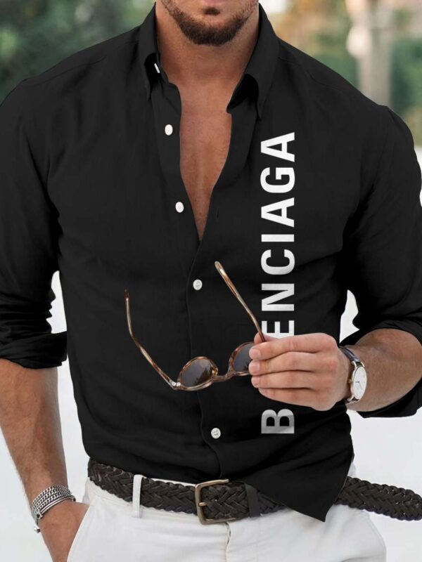 Men’s Long Sleeves Button Down Shirts -TDA002065